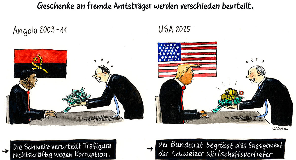 Schmiergeld an fremde Amtsträger