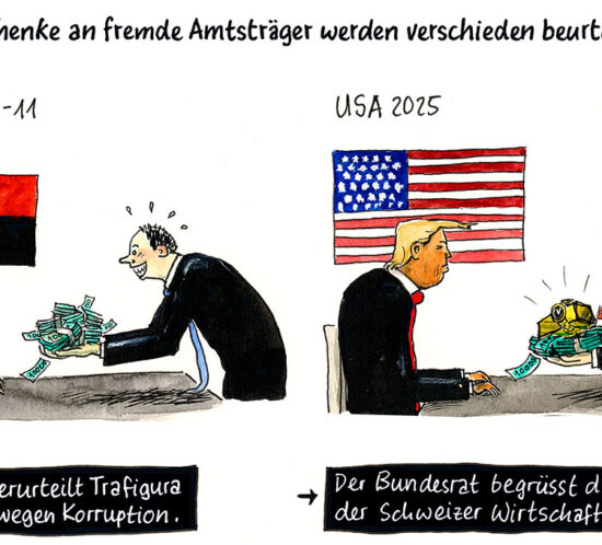 Schmiergeld an fremde Amtsträger