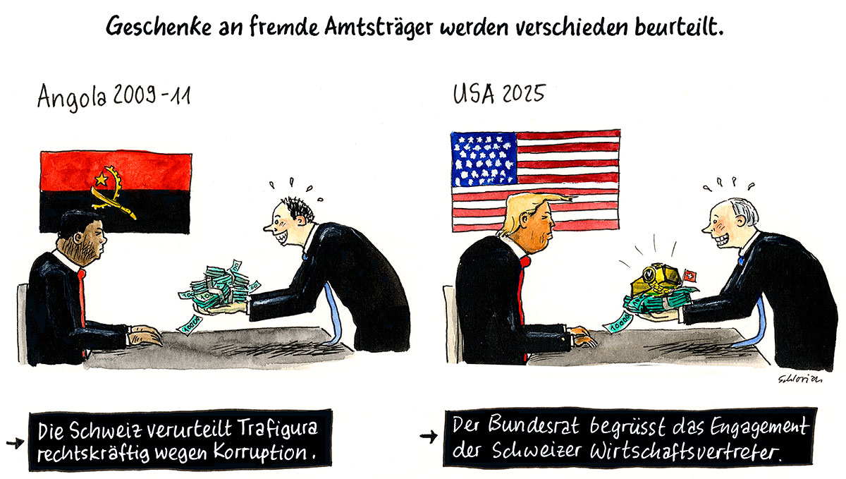 Schmiergeld an fremde Amtsträger