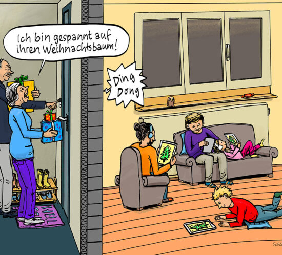 "Ich bin gespannt auf ihren Weihnachttsbaum!"