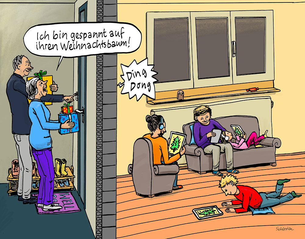 "Ich bin gespannt auf ihren Weihnachttsbaum!"