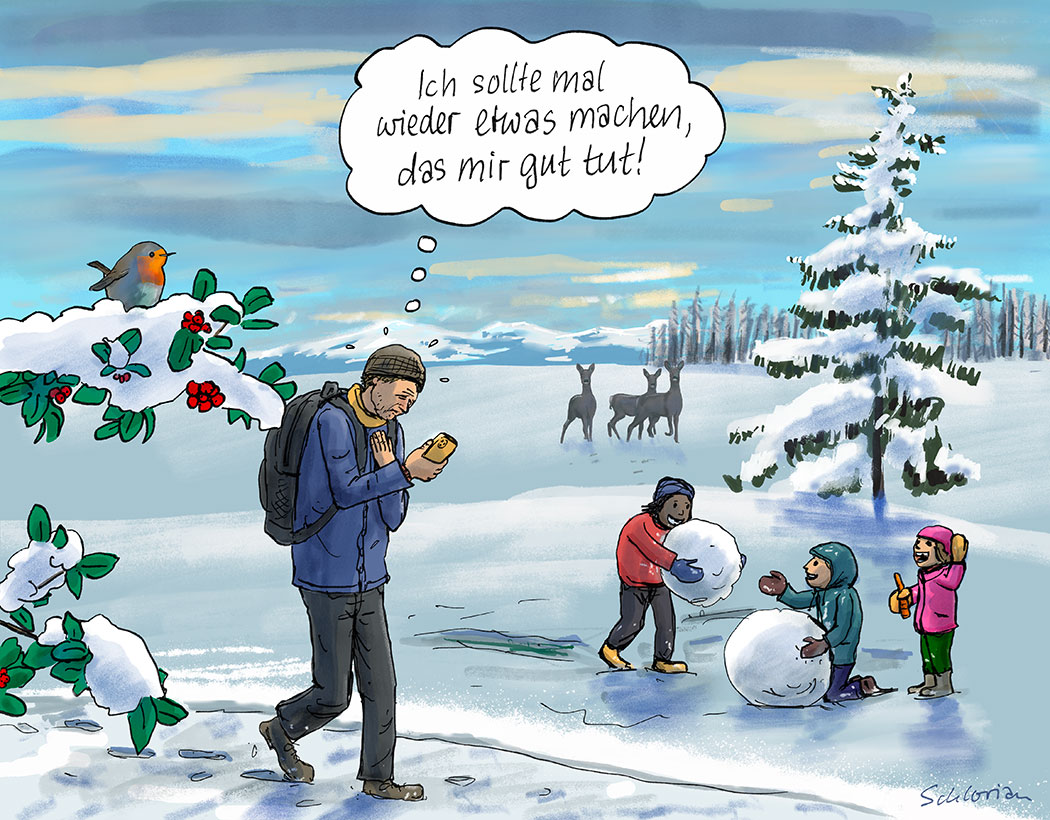 Sich selber etwas Gutes tun.