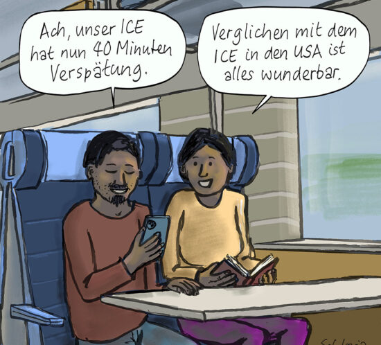 ICE hat Verspätung