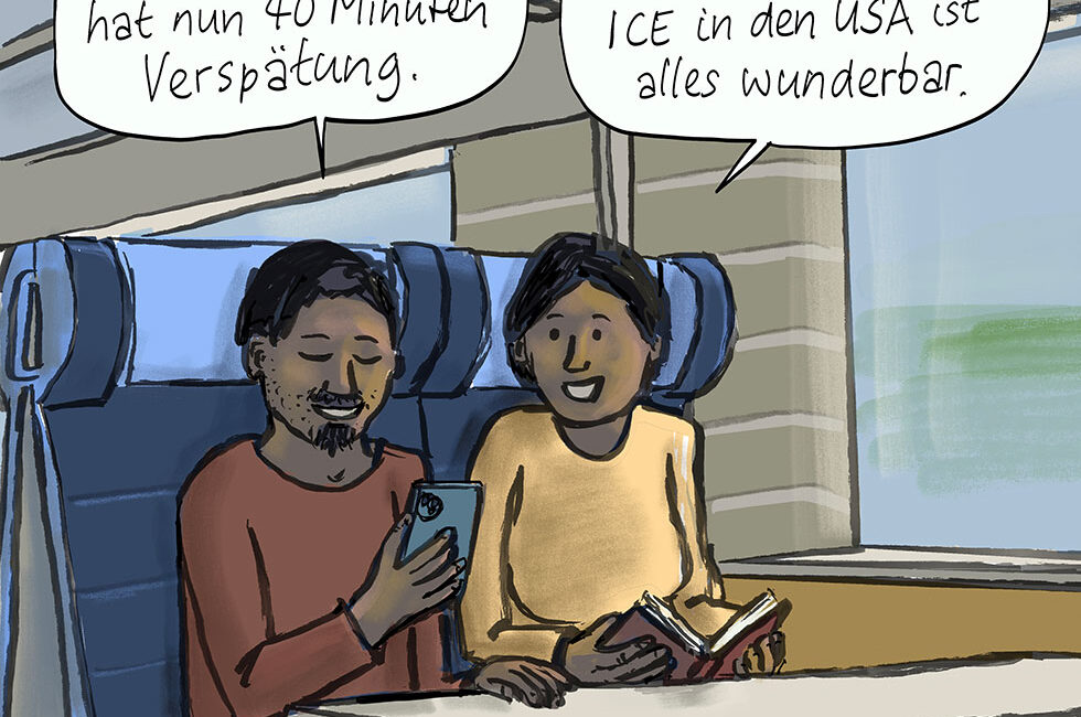 ICE hat Verspätung