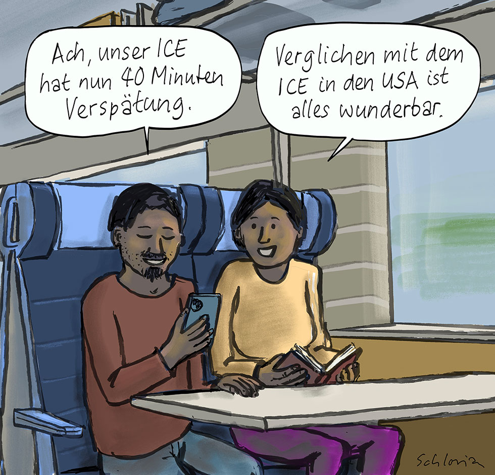 ICE hat Verspätung
