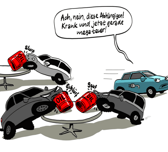 Ölsüchtige Autos