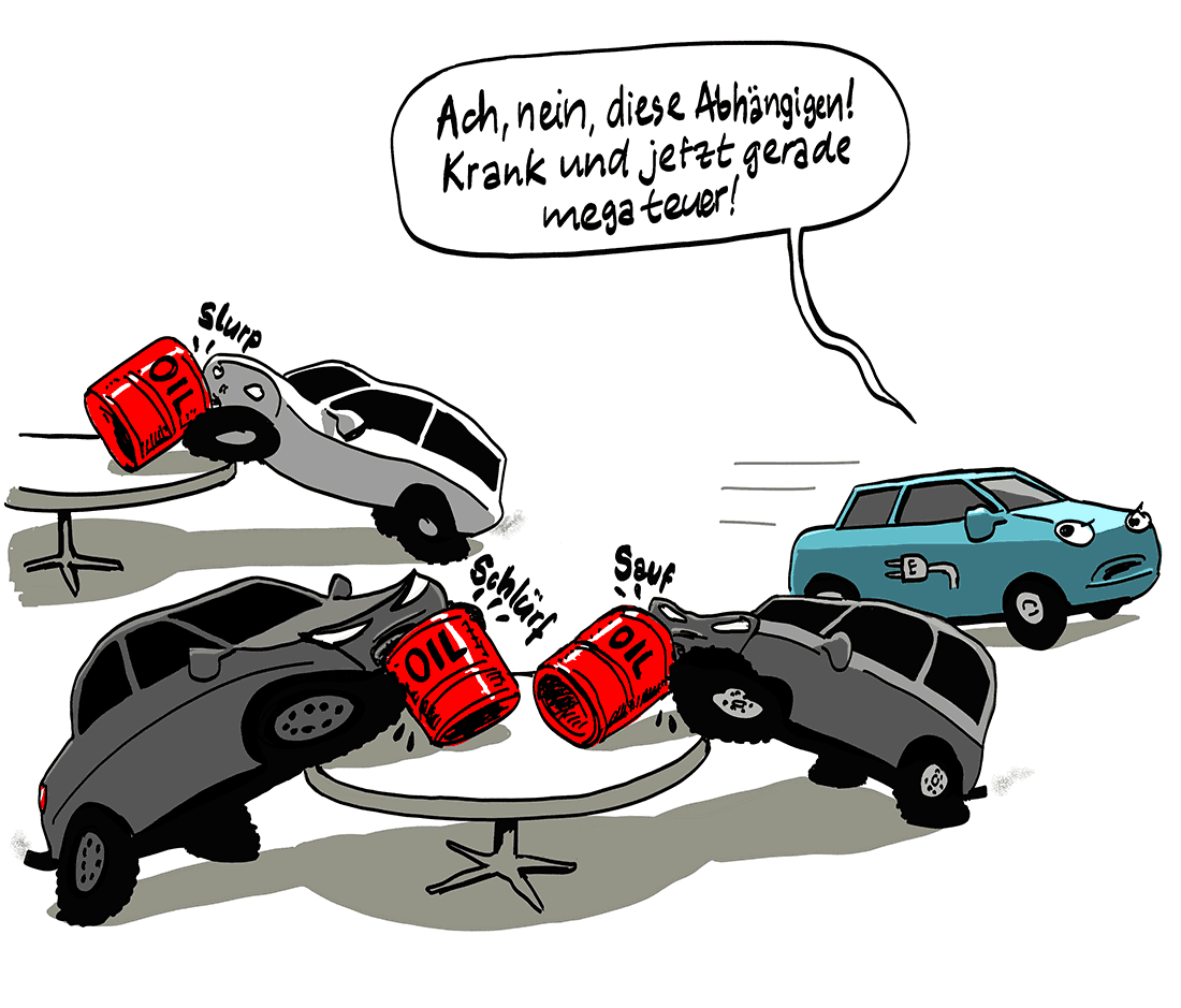 Ölsüchtige Autos