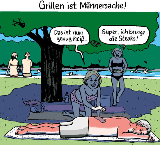 Grillen ist Männersache!