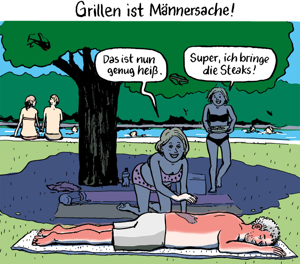 Grillen ist Männersache!